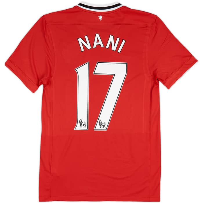 2011-12 Manchester United Home Shirt Nani #17 - 8/10 - (S)