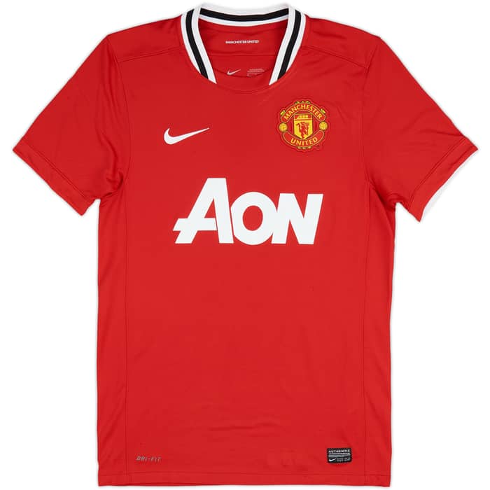 2011-12 Manchester United Home Shirt Nani #17 - 8/10 - (S)