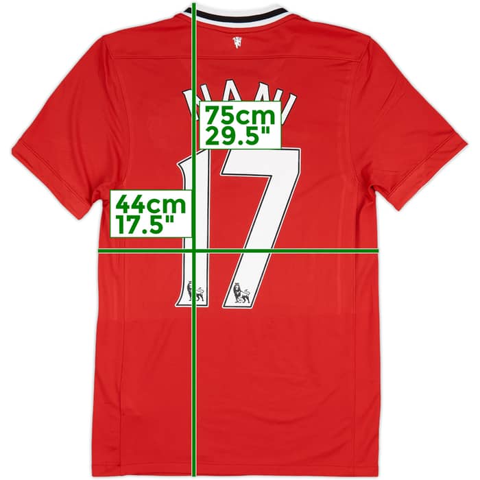 2011-12 Manchester United Home Shirt Nani #17 - 8/10 - (S)