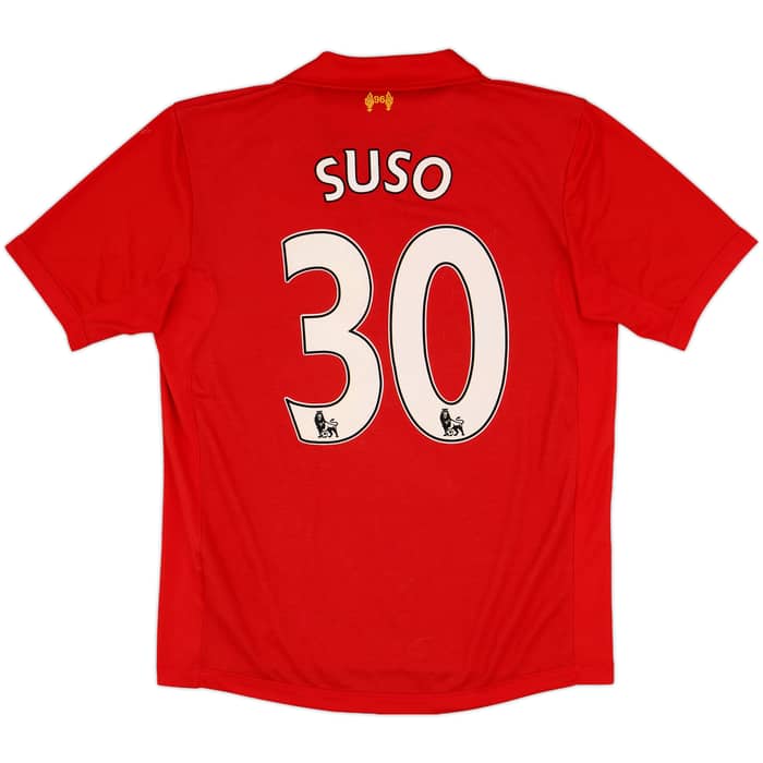 2012-13 Liverpool Home Shirt Suso #30 - 7/10 - (L)