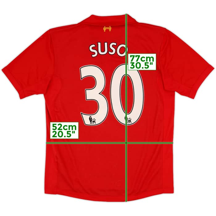 2012-13 Liverpool Home Shirt Suso #30 - 7/10 - (L)