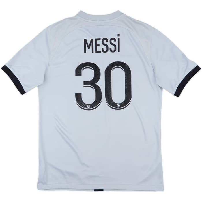 2022-23 Paris Saint-Germain Away Shirt Messi #30 - 8/10 - (M)
