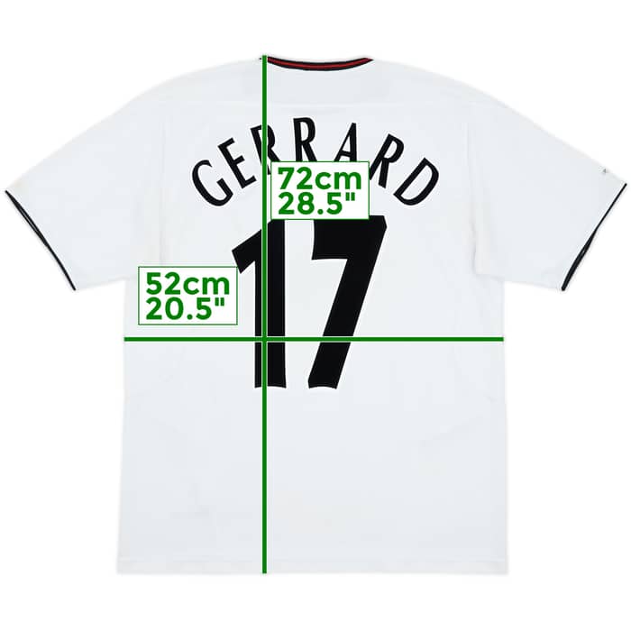 2003-04 Liverpool Away Shirt Gerrard #17 - 5/10 - (L)