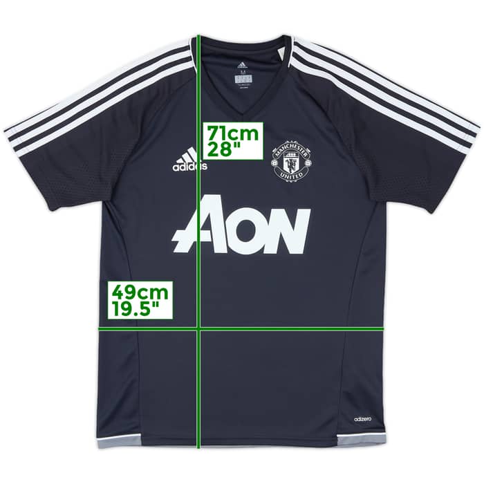 2017-18 Manchester United adizero Training Shirt - 7/10 - (M)