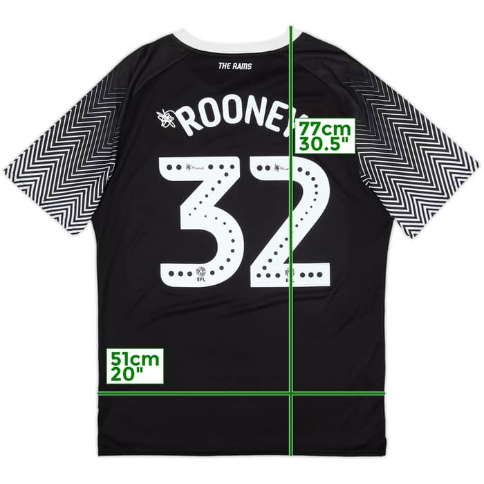 2019-20 Derby County Third Shirt Rooney #32 - 8/10 - (L)