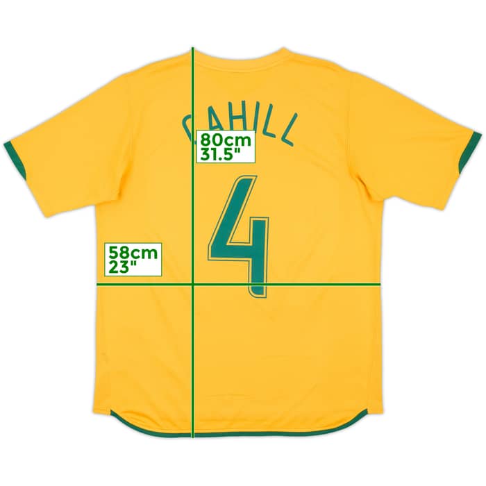 2006-08 Australia Home Shirt Cahill #4 - 8/10 - (L)