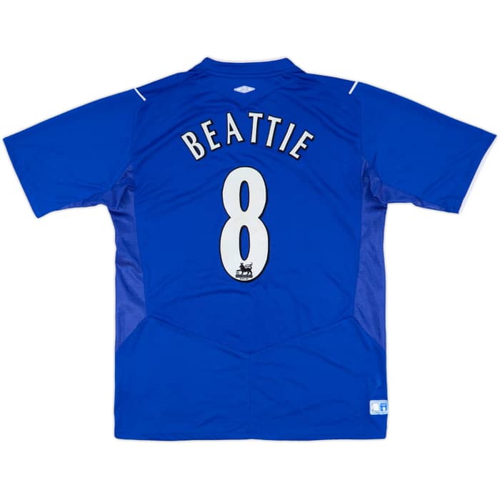 2004-05 Everton Home Shirt Beattie #8 - 7/10 - (M)