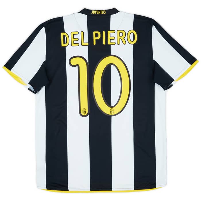 2008-09 Juventus Home Shirt Del Piero #10 - 7/10 - (M)