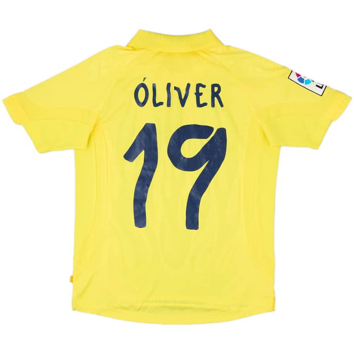 2013-14 Villarreal Home Shirt Oliver #19 - 6/10 - (L)