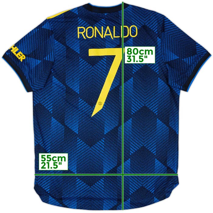 2021-22 Manchester United Authentic Third Shirt Ronaldo #7 - 7/10 - (XL)