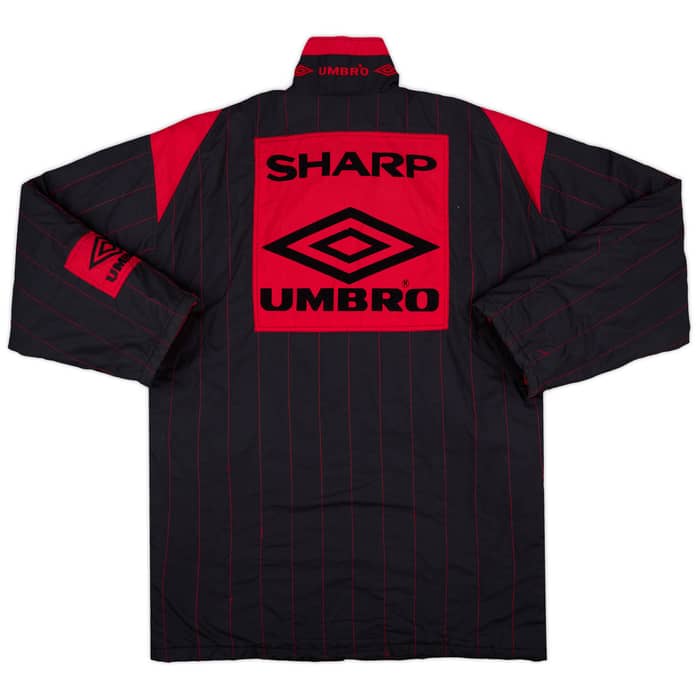 1992-93 Manchester United Umbro Padded Bench Coat - 8/10 - (XL)