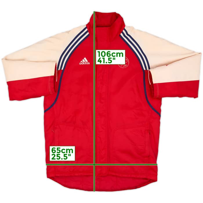 2000-01 Ajax adidas Padded Bench Coat - 6/10 - (L/XL)