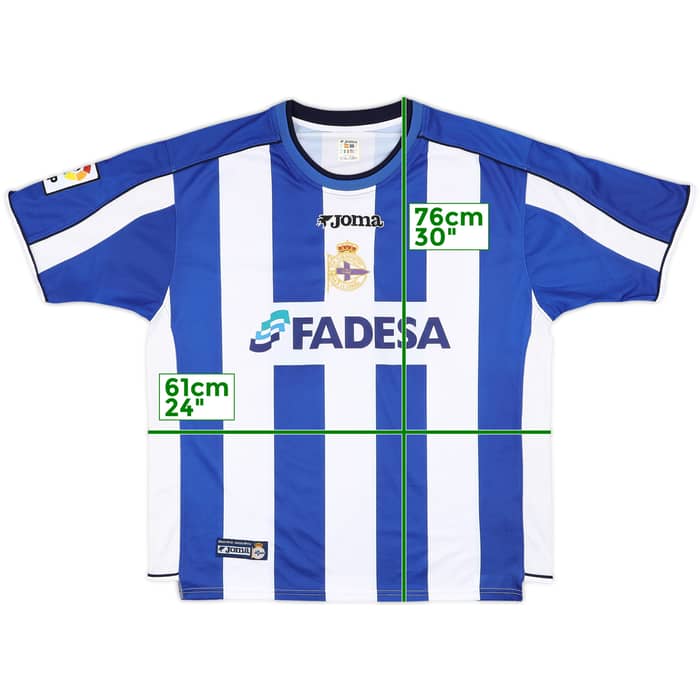 2002-03 Deportivo Home Shirt - 8/10 - (XL)