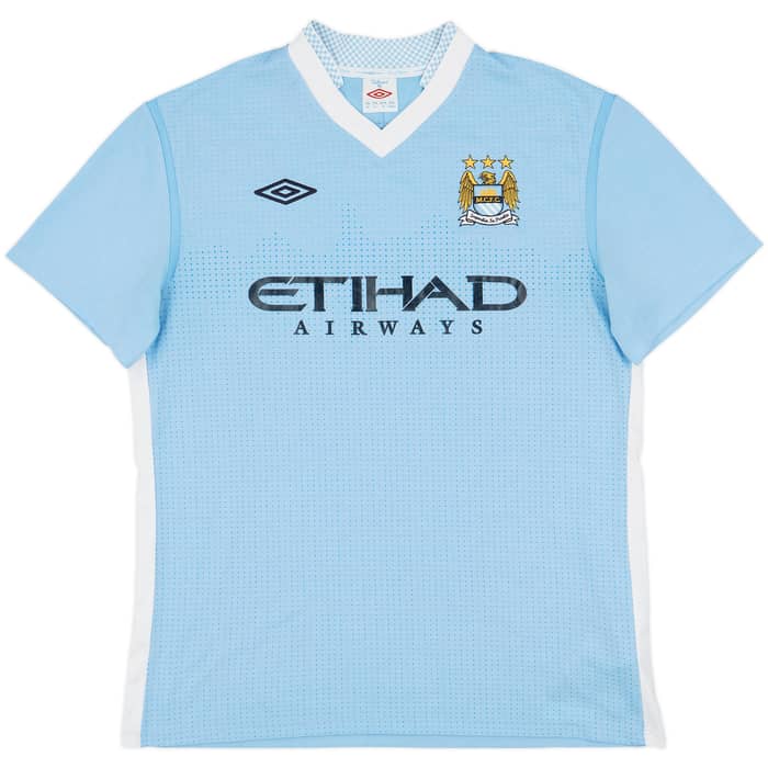 2011-12 Manchester City Home Shirt Silva 21 - 6/10 - (L)