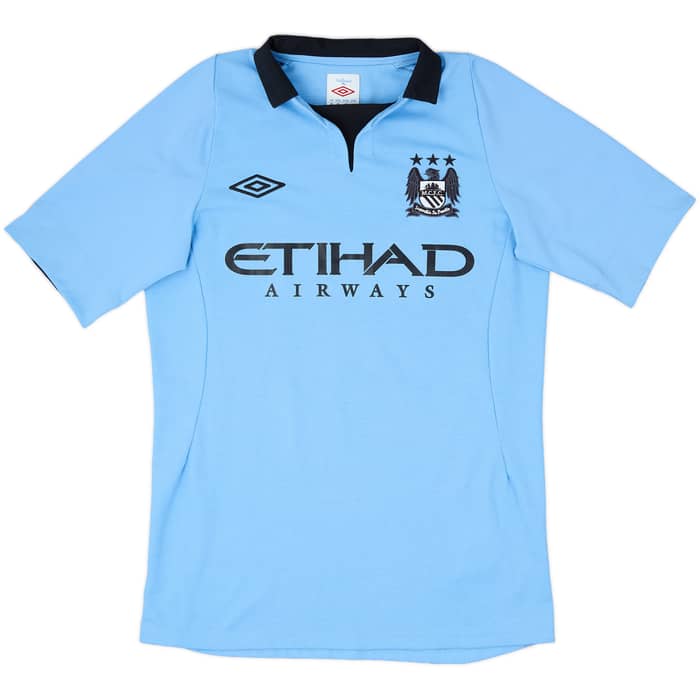 2012-13 Manchester City Home Shirt Kun Aguero #16 - 8/10 - (S)