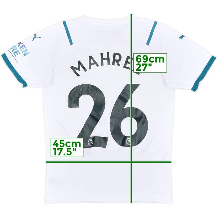 2021-22 Manchester City Away Shirt Mahrez #26 - 6/10 - (S)