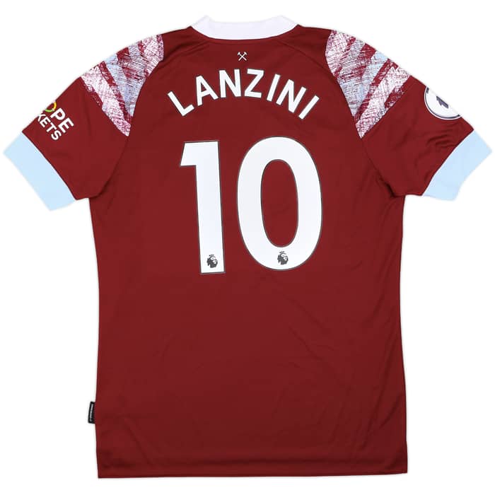 2022-23 West Ham Home Shirt Lanzini #10 - 10/10 - (L)