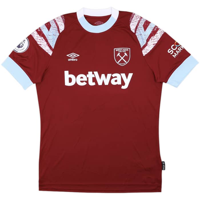 2022-23 West Ham Home Shirt Dawson #15 - 10/10 - (L)