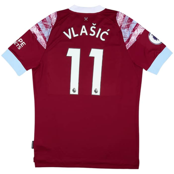 2022-23 West Ham Home Shirt Vlasic #11 - 9/10 - (L)