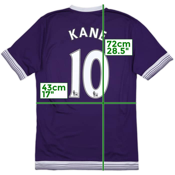 2015-16 Tottenham Third Shirt Kane #10 - 9/10 - (M)