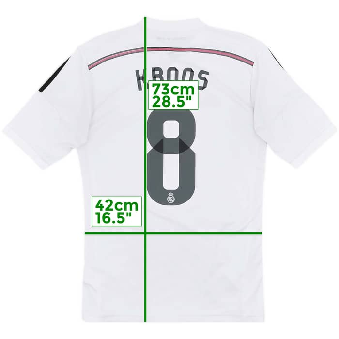 2014-15 Real Madrid Home Shirt Kroos #8 - 7/10 - (M)