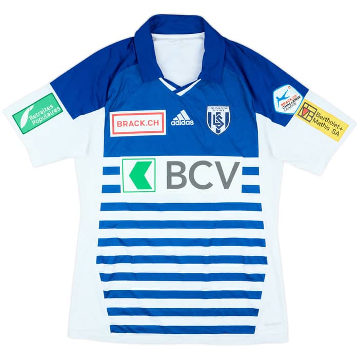 2015-16 Lausanne-Sport Match Issue Home Shirt Zeqiri #30