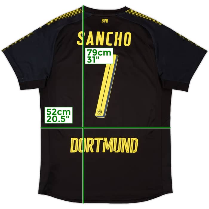 2017-18 Borussia Dortmund Away Shirt Sancho #7 - 7/10 - (L)