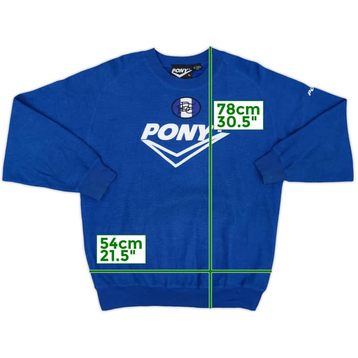 1996-97 Birmingham Pony Sweat Top - 8/10 - (XL)