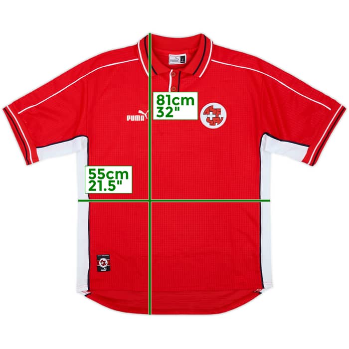 1999-00 Switzerland Home Shirt - 8/10 - (L)