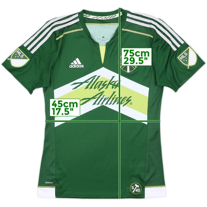 2015 Portland Timbers Authentic Home Shirt - 8/10 - (M)
