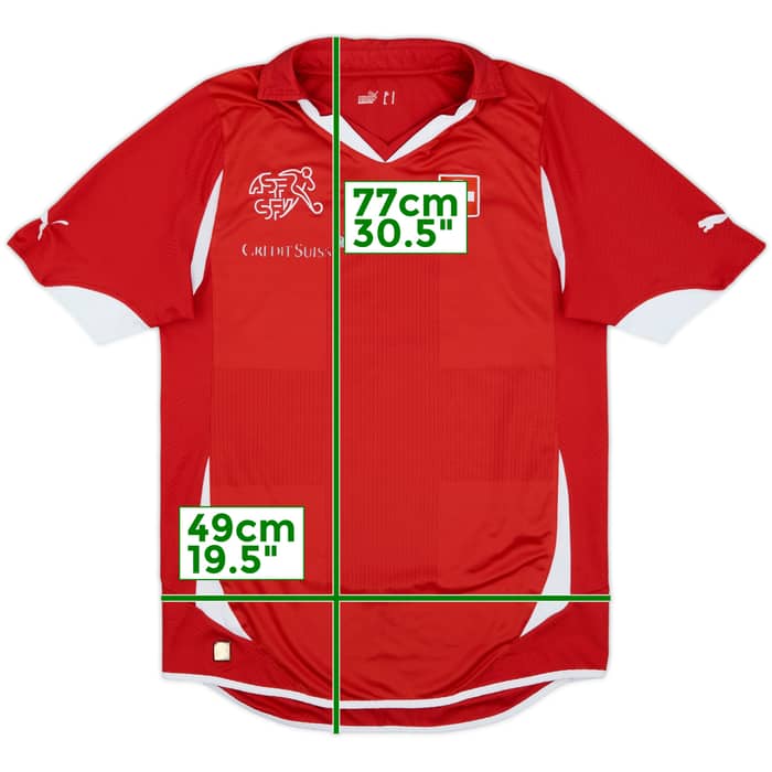 2010-11 Switzerland Home Shirt - 5/10 - (M)