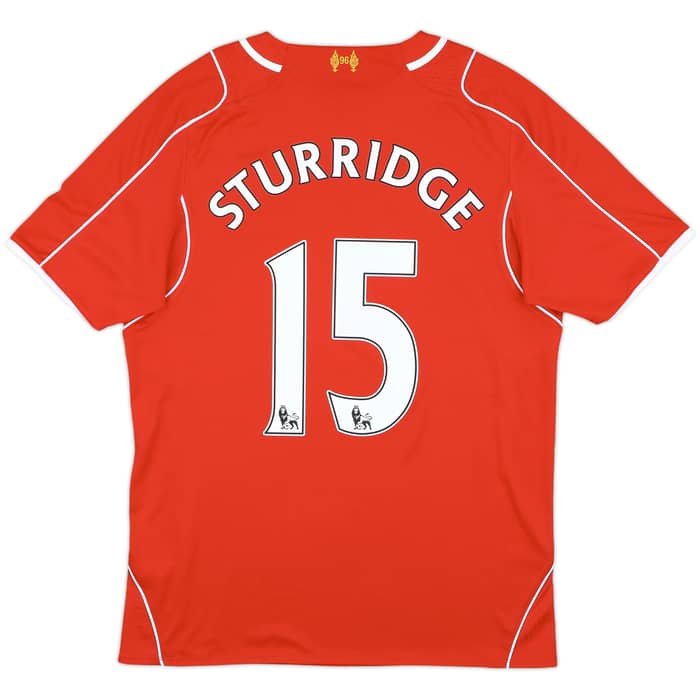 2014-15 Liverpool Home Shirt Sturridge #15 - 7/10 - (M)