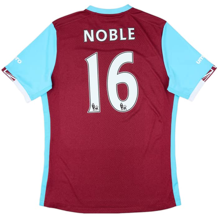 2016-17 West Ham Home Shirt Noble #16 - 9/10 - (L)