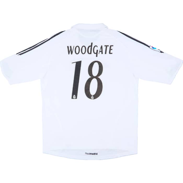 2005-06 Real Madrid Home Shirt Woodgate #18 - 7/10 - (XL)