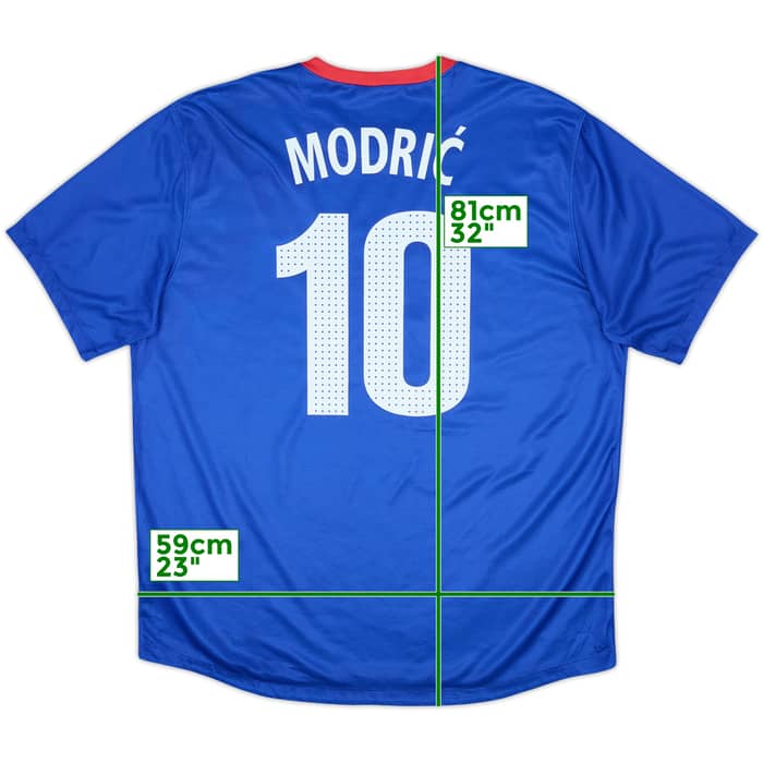 2012-14 Croatia Away Shirt Modric #10 - 8/10 - (XL)