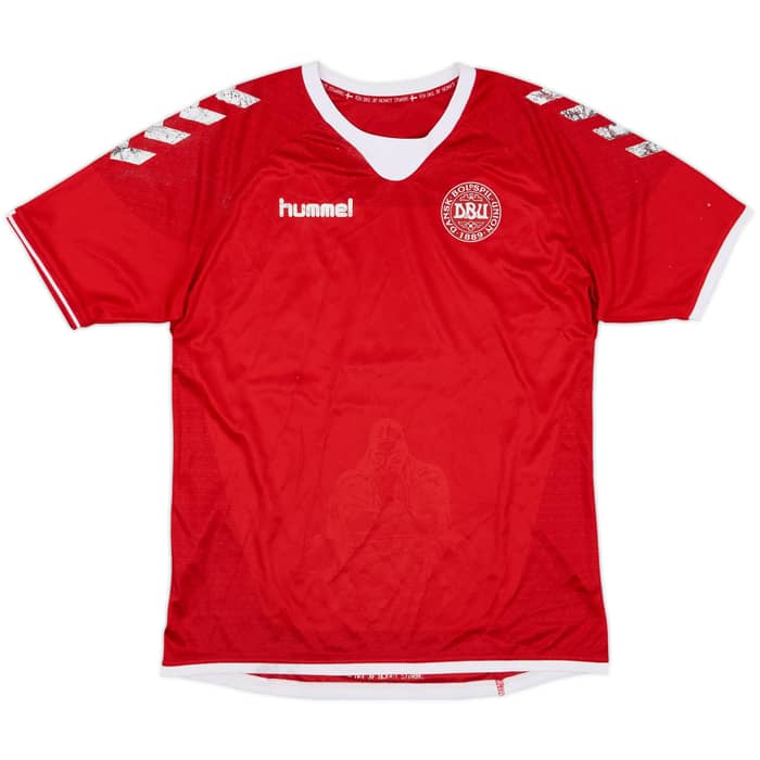 2016-17 Denmark Home Shirt - 4/10 - (L)