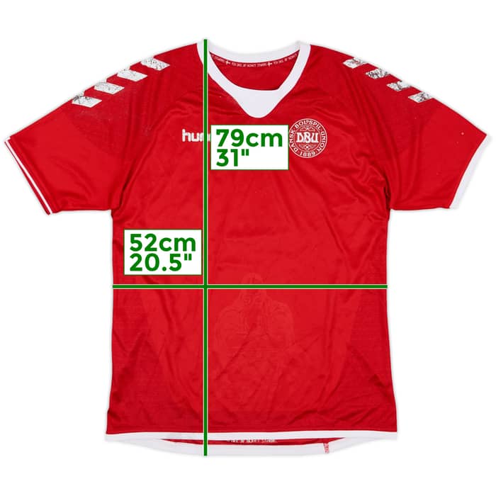 2016-17 Denmark Home Shirt - 4/10 - (L)