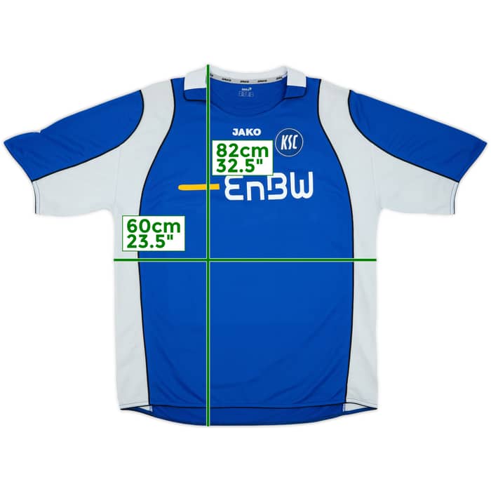 2007-08 Karlsruhe Home Shirt - 5/10 - (XXL)