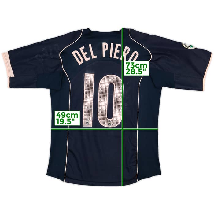 2004-05 Juventus Away Shirt Del Piero #10 - 4/10 - (M)