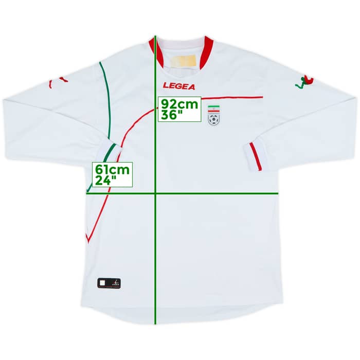 2010-12 Iran Home L/S Shirt - 7/10 - (XXL)