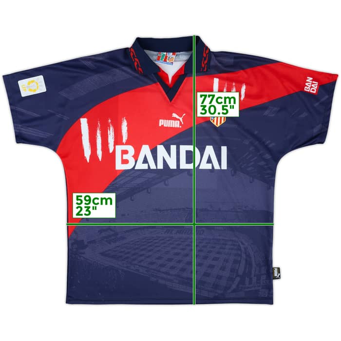 1996-97 Atletico Madrid Prototype European Away Shirt - 8/10 - (L)