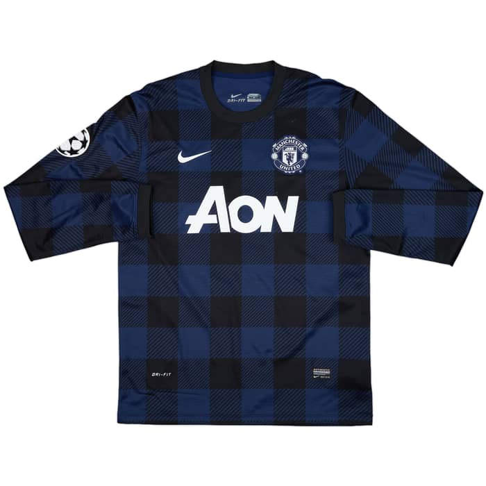 2013-14 Manchester United Away L/S Shirt Rooney #10 - 7/10 - (M)