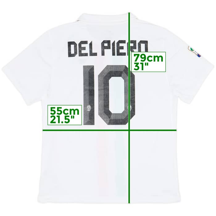 2010-12 Juventus Away Shirt Del Piero #10 - 5/10 - (XL)