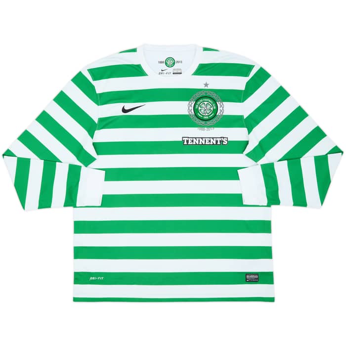 2012-13 Celtic '125th Anniversary' Home L/S Shirt McCourt #20 - 10/10 - (XL)