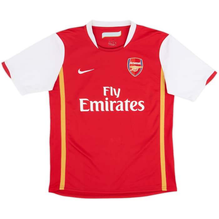 2006-08 Arsenal Home Shirt Fabregas #4 - 7/10 - (15-16 Years)