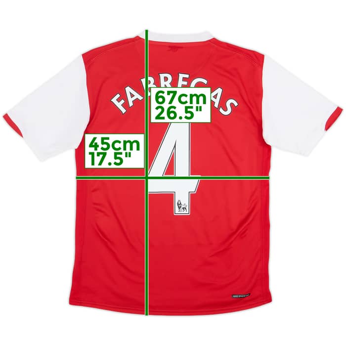 2006-08 Arsenal Home Shirt Fabregas #4 - 7/10 - (15-16 Years)