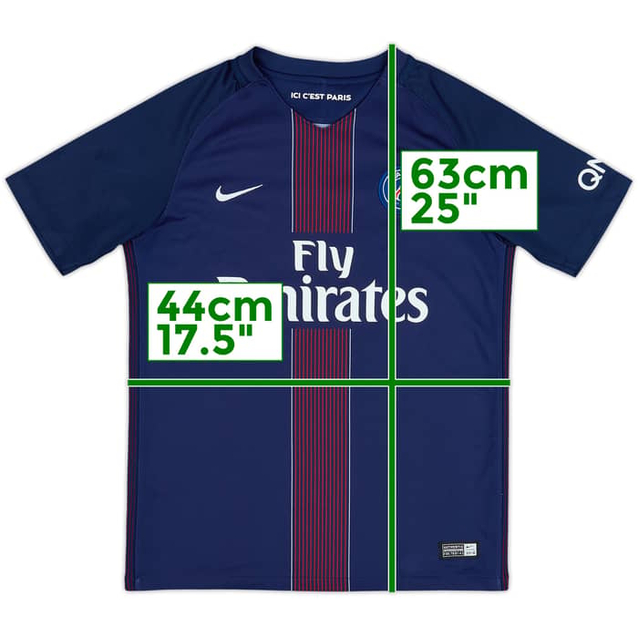 2016-17 Paris Saint-Germain Home Shirt - 6/10 - (13-14 Years)