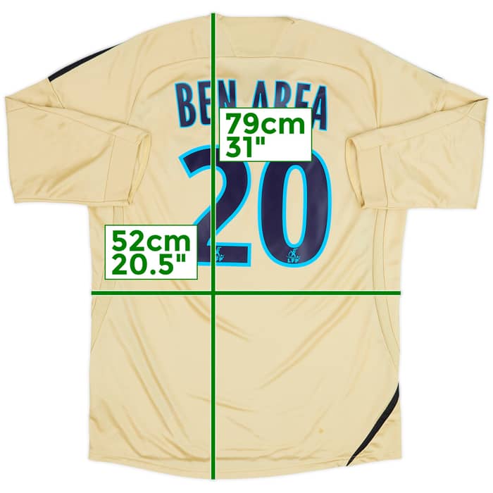 2008-09 Olympique Marseille Third Shirt Ben Arfa #20 - 8/10 - (L)