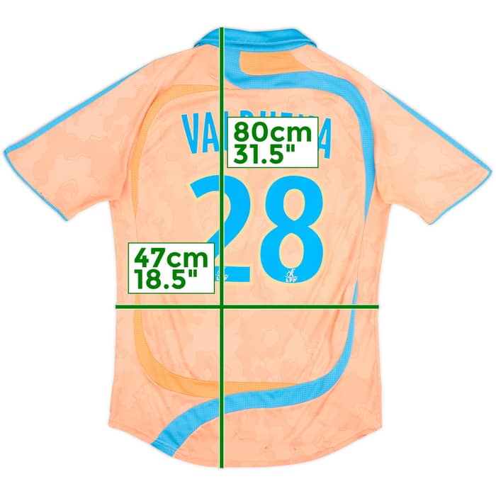 2007-08 Olympique Marseille Third Shirt Valbuena #28 - 6/10 - (S)