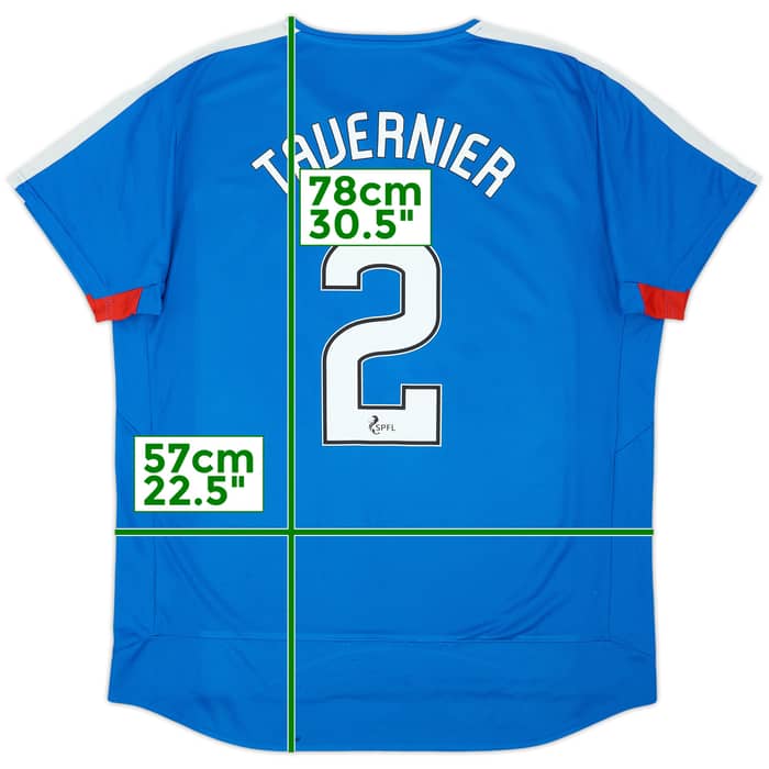 2015-16 Rangers Home Shirt Tavernier #2 - 5/10 - (XL)